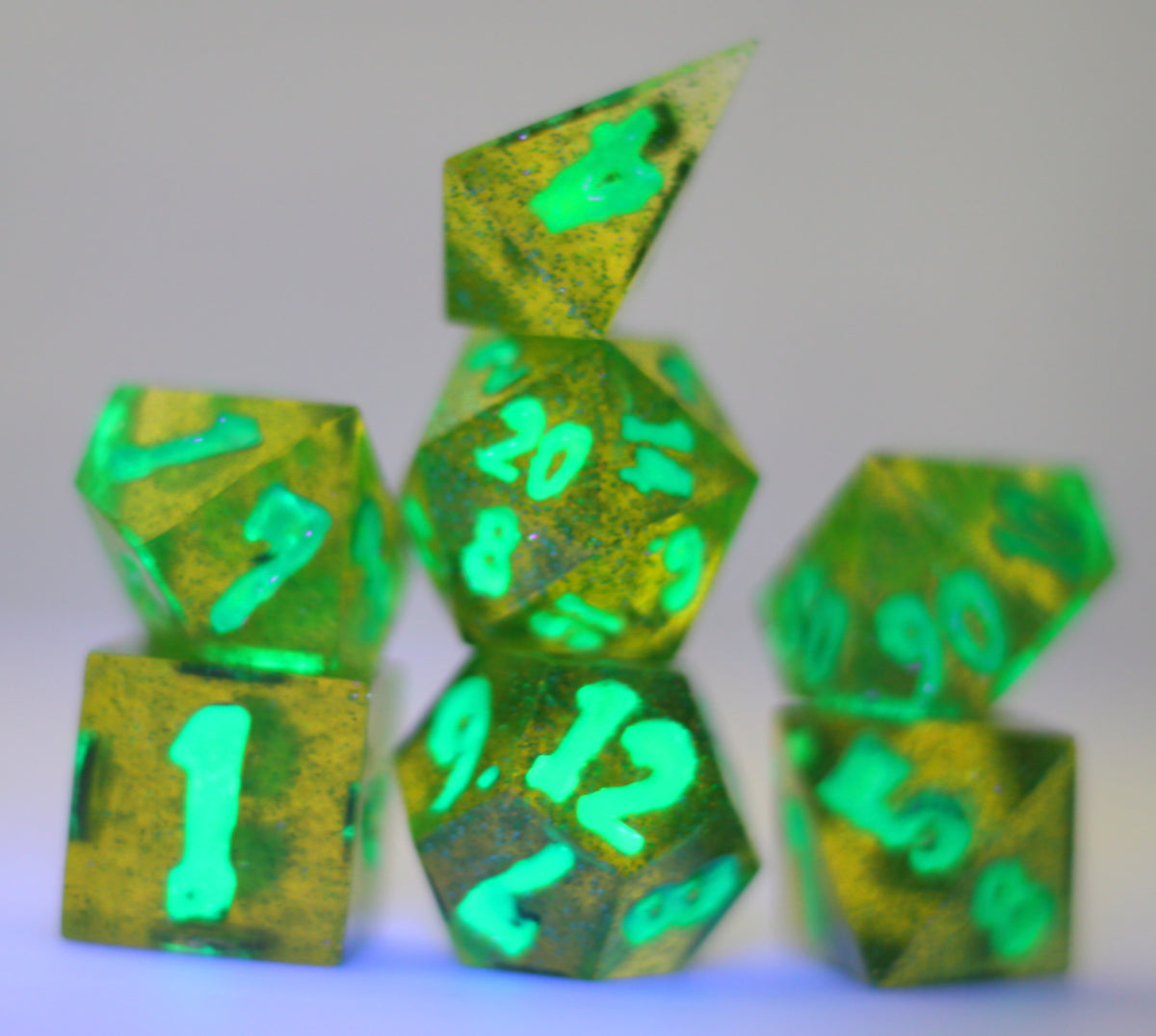 Yellow & Green UV Reactive